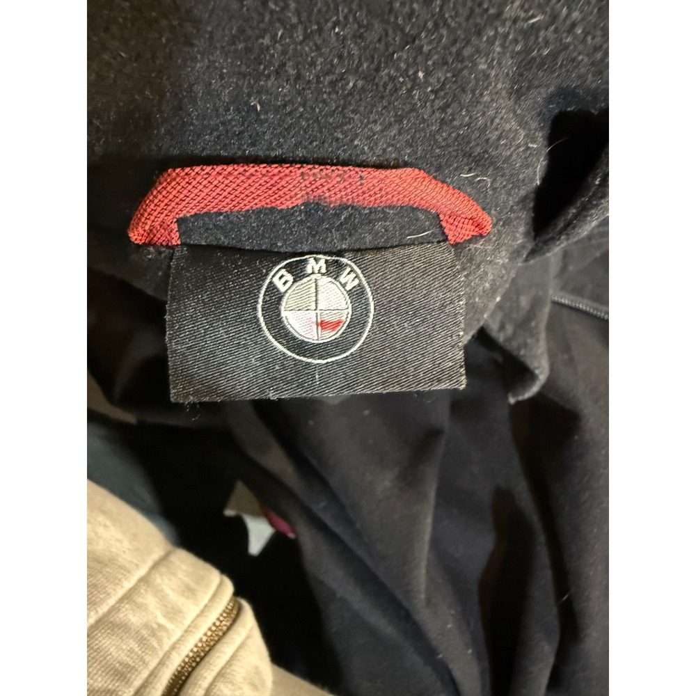 Rare BMW Red Jacket Coat Full Zip Mens Size Large Outlast Technology - Picture 6 of 9